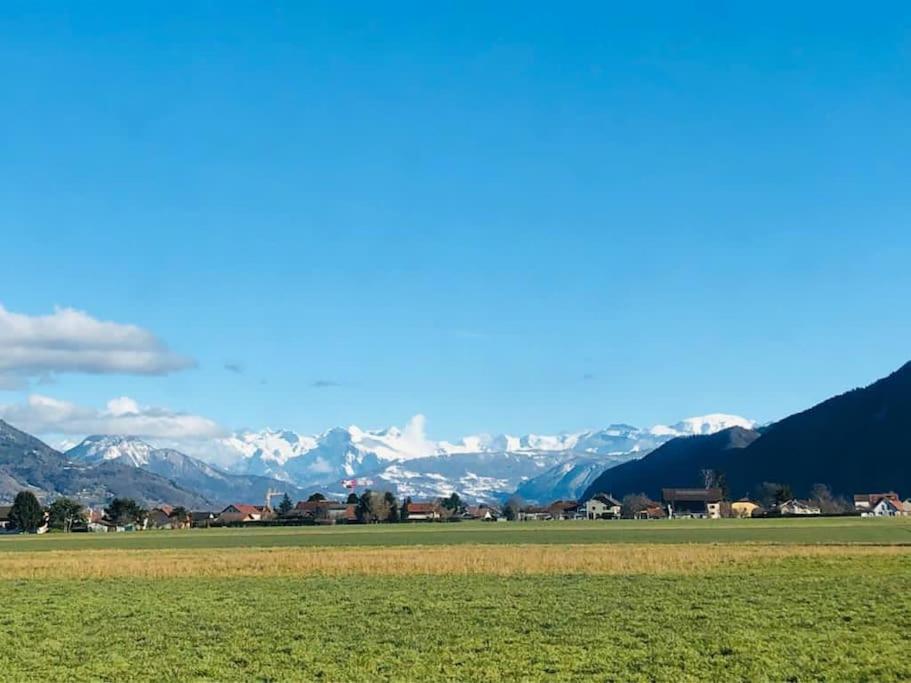 Appartement Belle Vue Sur Les Montagnes Saint-Pierre-en-Faucigny Exterior foto
